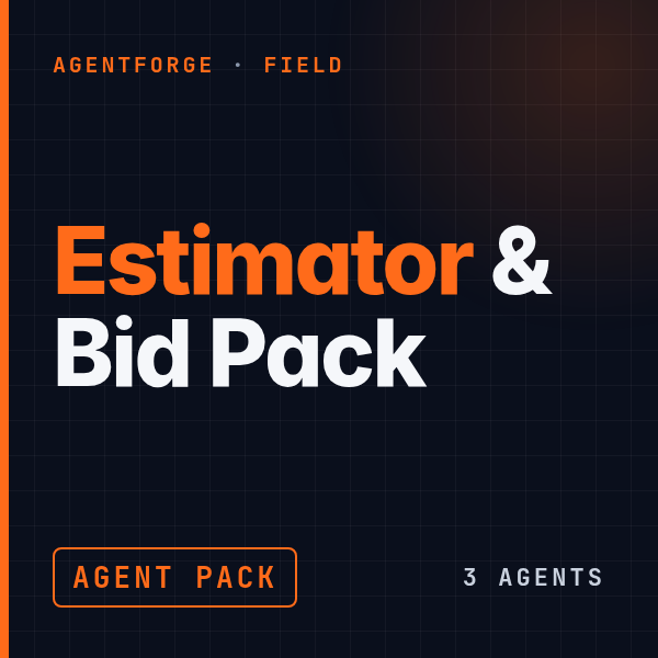 Estimator & Bid cover